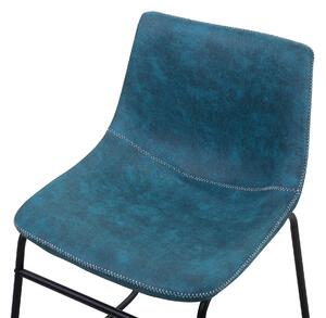 Sada dvou modrých židlí BATAVIA