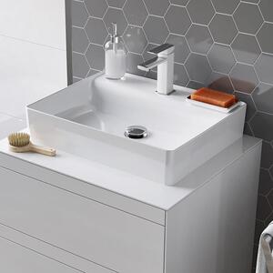 Excellent Rima 2.0 umyvadlo 60x40 cm obdélníkový na pult bílá lesk CEEX.4901.600.WH