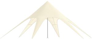 Outsunny XXL Zahradní Hvězdný Stan - Pršiplášť, Slunečník Camping Plátno 10 x 10 x 4 m Vysoká Hustota 210D Vodotěsný Bežová | Aosom