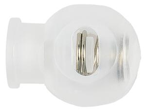 BELLATEX Brzdička jednošňůrová - sada 6 ks Bílá 2x1, 5 cm, průměr otvoru 6mm