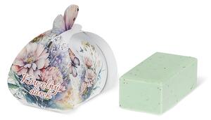 BELLATEX Přírodní mýdlo 50g s arganovým olejem Zelená 8x8x6 cm
