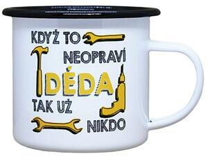 Plecháček s potiskem když to neopraví děda, 330 ml