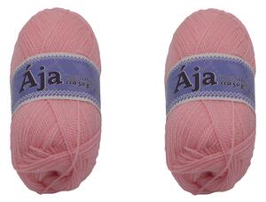 BELLATEX SET 2ks - Příze ÁJA Růžová 50g / 217 m