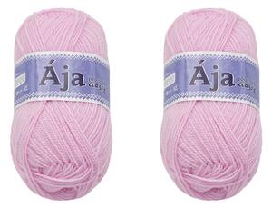 BELLATEX SET 2ks - Příze ÁJA Růžová 50g / 217 m