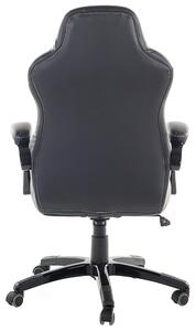 Kancelářská židle černá/tmavě hnědá PRINCE
