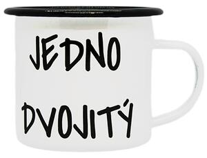 Plecháček s potiskem Jedno dvojitý Objem: 330 ml