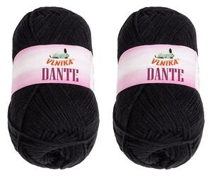BELLATEX SET 2ks - Příze DANTE Černá 100g / 160 m