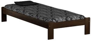 Dřevěná postel Ada 90x200 + rošt ZDARMA (Barva dřeva: Borovice)