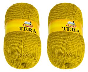 BELLATEX SET 2ks - Příze TERA Olivová 100g / 310 m