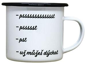 Plecháček s potiskem Psst Objem: 330 ml