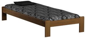 Dřevěná postel Ada 90x200 + rošt ZDARMA (Barva dřeva: Borovice)