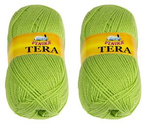 BELLATEX SET 2ks - Příze TERA Zelená 100g / 310 m