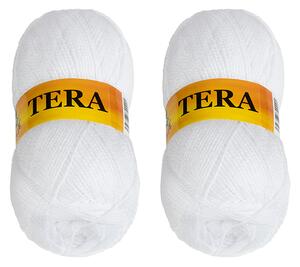 BELLATEX SET 2ks - Příze TERA Bílá 100g / 310 m
