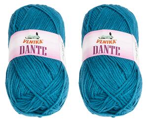 BELLATEX SET 2ks - Příze DANTE Modrá 100g / 160 m