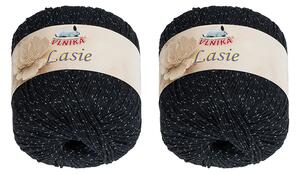 BELLATEX SET 2ks - Příze LASIE Černá 50g / 150 m