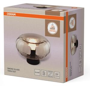 Osram - Stolní lampa DECOR SMOKE 1xE27/12W/230V černá/kouřová šedá