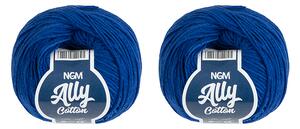 BELLATEX SET 2ks - Příze ALLY cotton Tmavě modrá 50g / 140 m