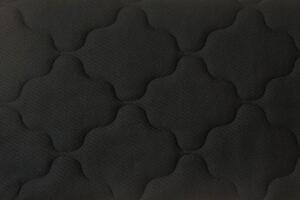 Postelshop Potah na matraci Catanie černý 100g prošitý rozměr: 80x200 cm