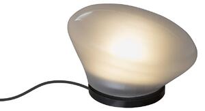 Karman Agua LED stolní lampa Ø13cm sklo mražené