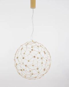 LED lustr Sole 60 zlaté – Zlatá