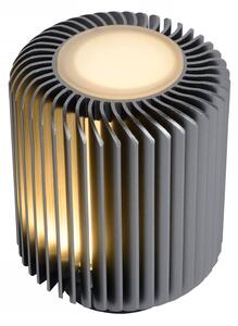 LUCIDE Stolní LED lampa TURBIN Dark Grey, průměr 10,6cm