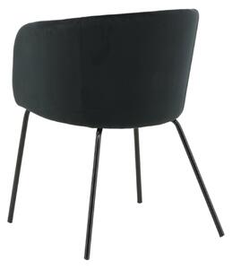 Jídelní židle Berit, černá, S55xD55xV78