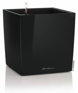 Samozavlažovací květináč Cube Premium 40 cm, černá