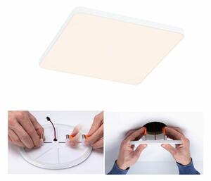 PAULMANN VariFit LED vestavné svítidlo Veluna Edge IP44 hranaté 160x160mm 3000K bílá
