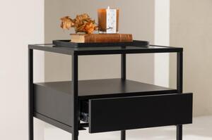 FORTALEZA příruční stolek černá