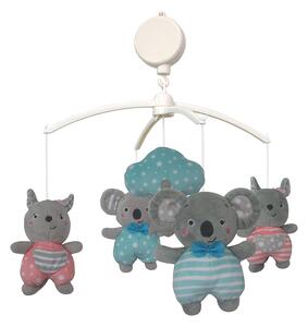 BABY MIX Kolotoč nad postýlku Baby Mix Klokani a koaly Polyester/Plast 12 cm