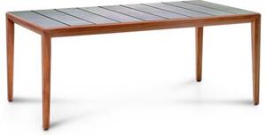 Roda Jídelní stůl Teka, Roda, obdélníkový 182x102x74 cm, rám teak, deska keramika dekor dle vzorníku