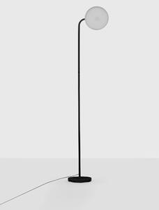 LED černá stojací lampa Sinkro