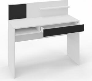 Pracovní stůl MEGGY bílá/černá