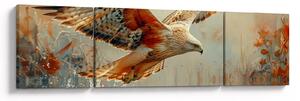 Obraz - Dravý pták (170x50 cm)