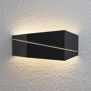 Nástěnné LED svítidlo Nikolae, 40 cm, černé