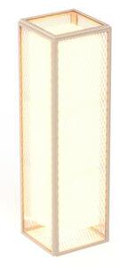 Vondom Lampa The Factory, Vondom, 27x27x92 cm, LED, napájení kabelem, rám hliník barva dle vzorníku, matt polyethylen barva ice