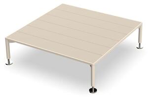 Vondom Konferenční stolek Hamptons, Vondom, čtvercový 85x85x24,5 cm, rám hliník barva dle vzorníku, deska Solid Core barva dle vzorníku