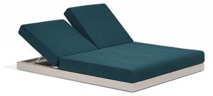 Vondom Polohovací double lehátko/denní postel Pixel, Vondom, 200x80x26 cm, matt polyethylen, matrace venkovní látka Group 1A a 1B, barevné provedení dle vzorníku