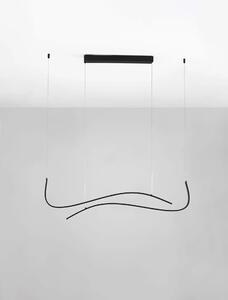 Minimalistcký LED lustr Brio černá 104