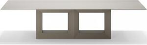 Vondom Jídelní stůl Vela, Vondom, obdélníkový 300x120x72 cm, matt polyethylen barva dle vzorníku, deska HPL s černým okrajem barva dle vzorníku