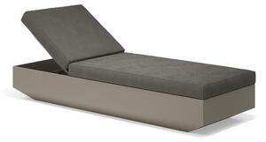 Vondom Lehátko Vela, Vondom, 210x75x36 cm, matt polyethylen barva dle vzorníku, venkovní látka Group 1A a 1B barva dle vzorníku