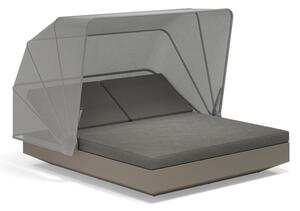 Vondom Denní postel se sklápěcí stříškou a polohovacími zádovými opěrkami Vela, Vondom, 193x211x159 cm, matt polyethylen, matrace venkovní látka Group 1A a 1B, barevné provedení dle vzorníku