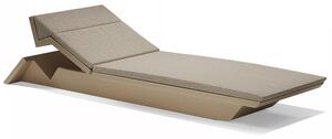 Vondom Polohovací lehátko Rest, Vondom, 226x72x24 cm, matt polyethylen barva dle vzorníku, celopotah venkovní látka Group 1A a 1B barva dle vzorníku