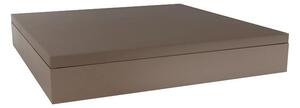 Vondom Denní postel Jut Basic, Vondom, 240x240x40 cm, matt polyethylen, matrace venkovní látka Group 1A a 1B