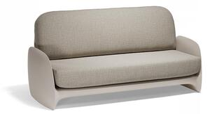 Vondom Pohovka Pezzettina, Vondom, 200x87x81 cm, matt polyethylen, sedáky venkovní látka Group 1A a 1B, barevné provedení dle vzorníku