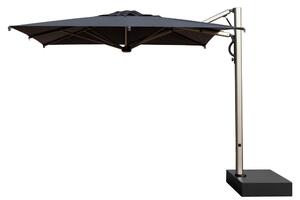 Scolaro Boční slunečník Astro Titanium, Scolaro, čtvercový 300x300 cm, rám leštěný hliník, potah akryl 350 g/m2, barva Natural