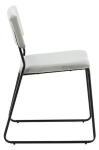 Jídelní židle Kenth, 2ks, šedá, S40xD52xV76
