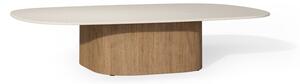Tribu Konferenční stolek Seren, Tribu, obdélníkový 150x100x32 cm, rám teak, deska keramika dekor marrone