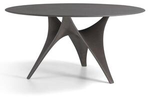 Molteni Jídelní stůl Arc, Molteni kulatý 150x73,5 cm, beton barva dolomite grey