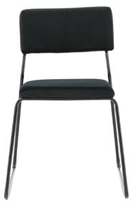 Jídelní židle Kenth, 2ks, černá, S40xD52xV76